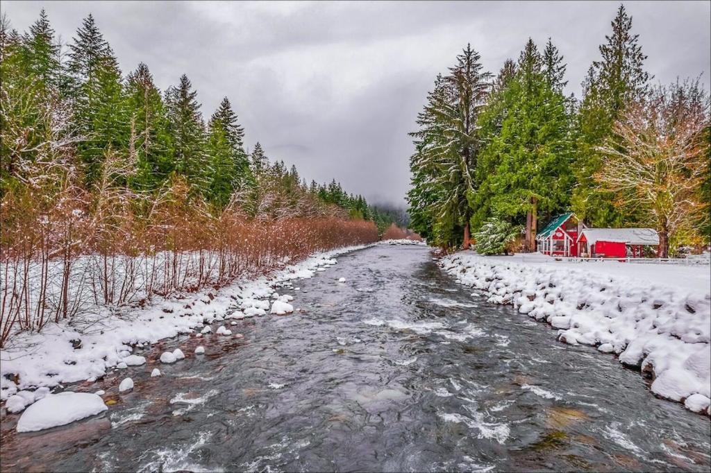 New: Steps From White River Near Mount Rainier National Park Greenwater Екстериор снимка
